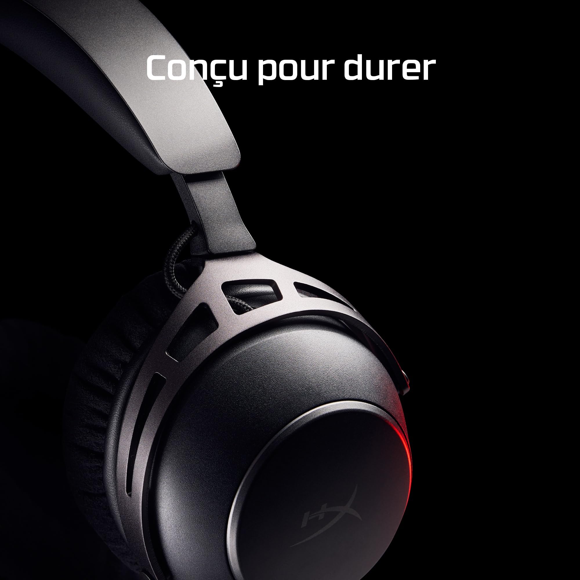 HyperX Cloud Alpha 2 Wireless, Casque Gaming sans Fil, 250h d’autonomie, Bluetooth, Station RGB, Haut-parleurs Double Chambre 53 mm, Micro détachable,Compatibilité PC PS5 PS4 Switch Mobile, Noir