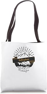 Bellingham Retro Vintage Vacation Souvenir Tote Bag