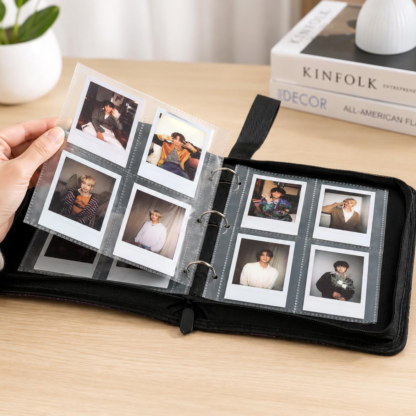 Army Photocards Binder 400 Pockets Card Binders Album Photo Card Lomo Cards