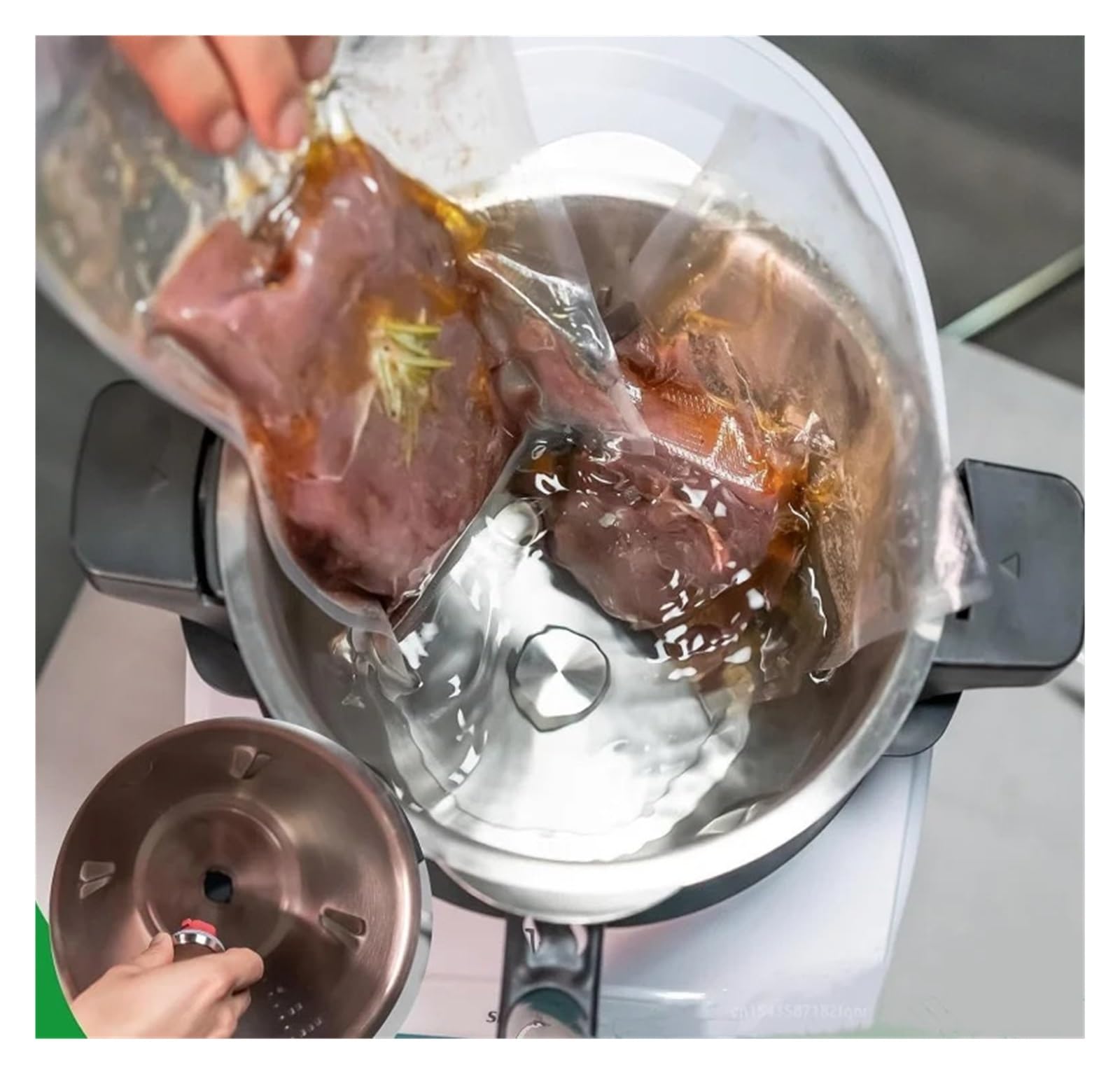 Akcesoria do maszyn do przetwarzania żywności, kompatybilne z wtyczką do głównego garnka Monsieur Cuisine, osłona zabezpieczająca ostrze robota kuchennego