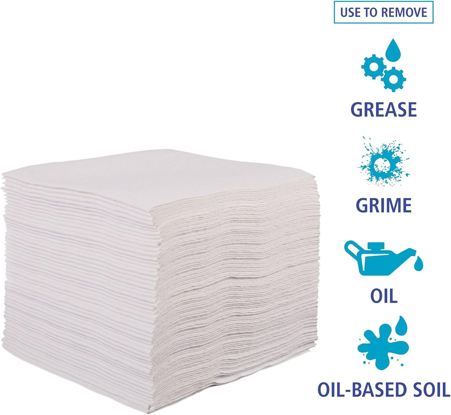 Boardwalk DRC Wipers, 12 x 13, White, 56 Bag, 18 Bags/Carton