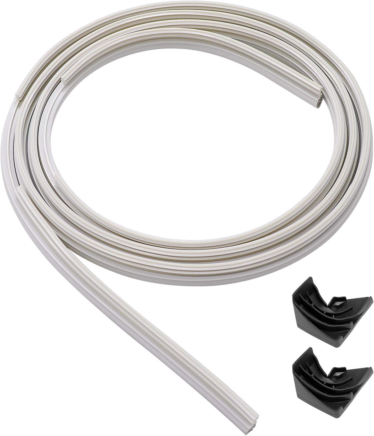 Romalon WD08X10057 Dishwasher Door Gasket with WD8X227 & WD8X228 Corner Gaskets Fit for GE Dishwasher Replace PS263963 PS263964