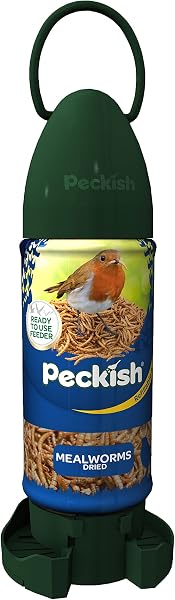 Peckish Mealworm Ready To Use Feeder, Large, Green - 1