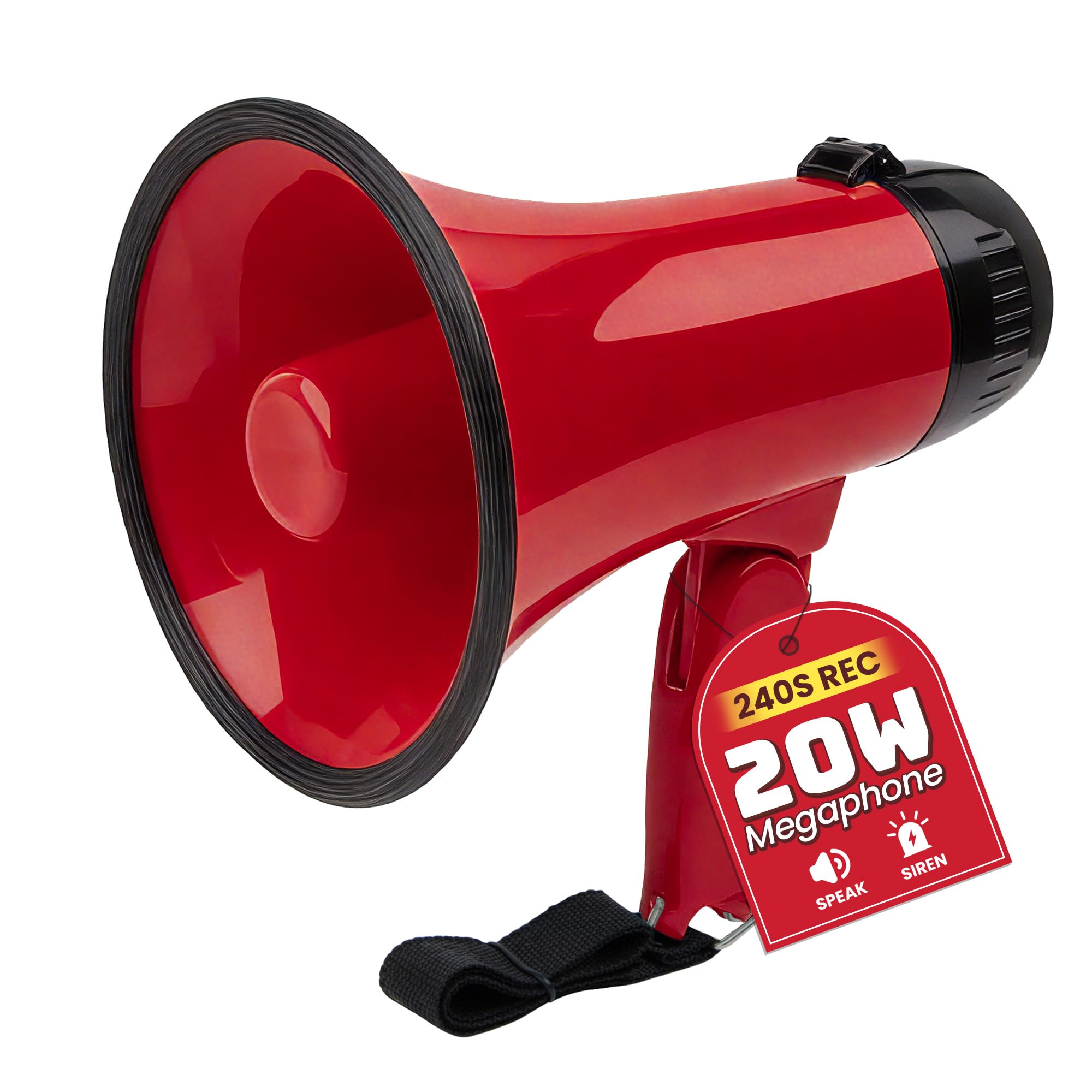 Mégaphone 10W Mégaphone Corne Supporter Foot Allemagne - 10W, 120dB, Puissant Et Léger Pour Stades Et Festivités Mégaphone 10W Mégaphone Corne Supporter Foot Allemagne - 10W, 120dB, Puissant Et Léger Pour Stades Et Festivités