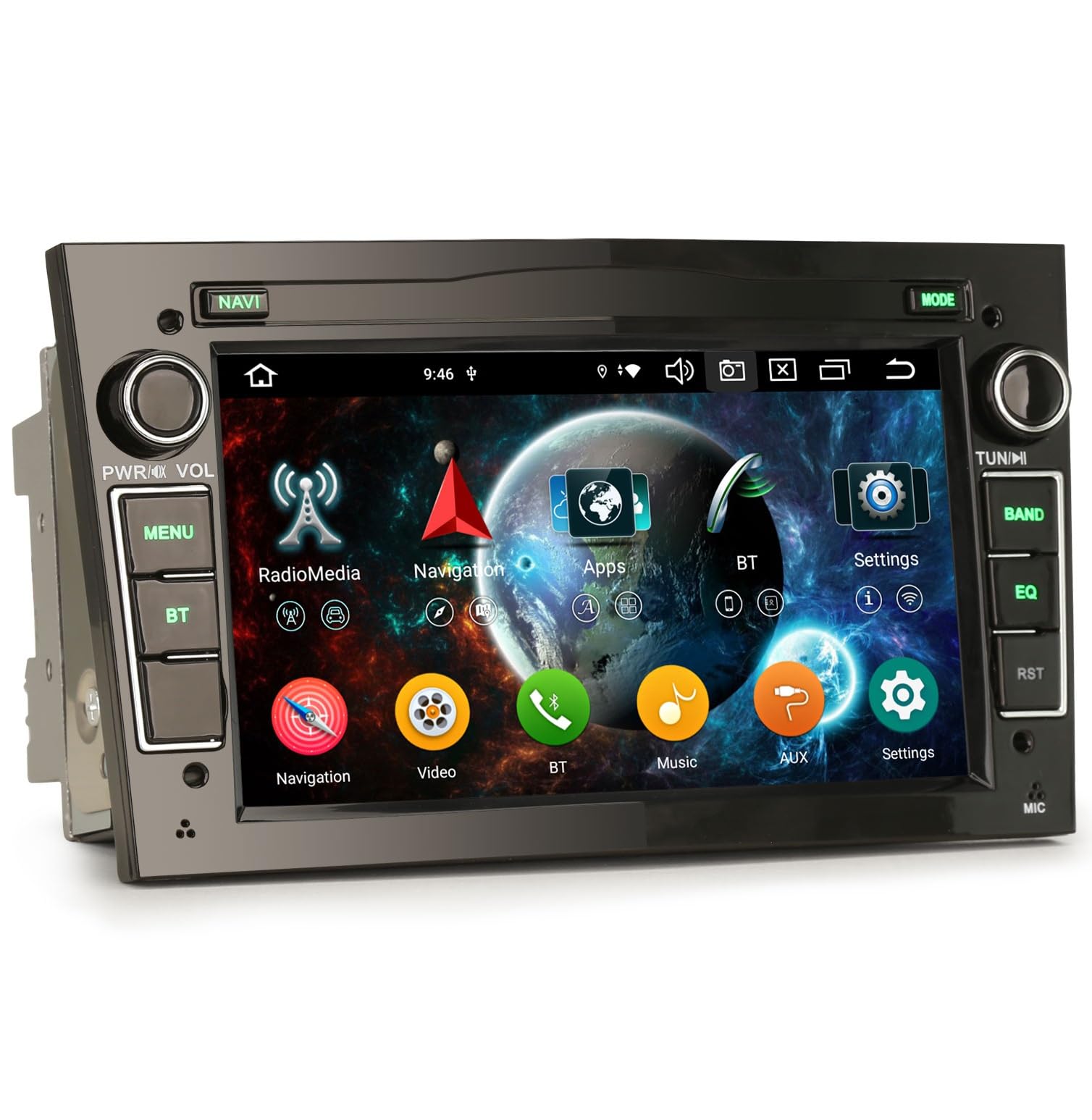 Autoradio Android 14 Pour Opel Astra H, Corsa, Zafira... 8 Pouces, 8 Cœurs, CarPlay/Android Auto Sans Fil