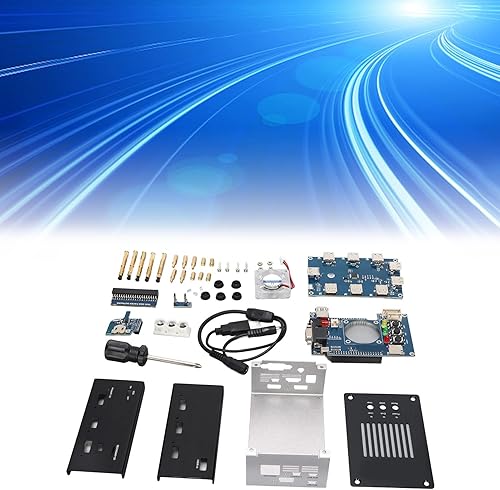 Miniatura 6 de Jeankak Mister FPGA - Kit de carcasa de metal, placa SDRAM de 32 MB con tutorial, concentrador USB V2.1 Io Board juego de carcasa de metal para