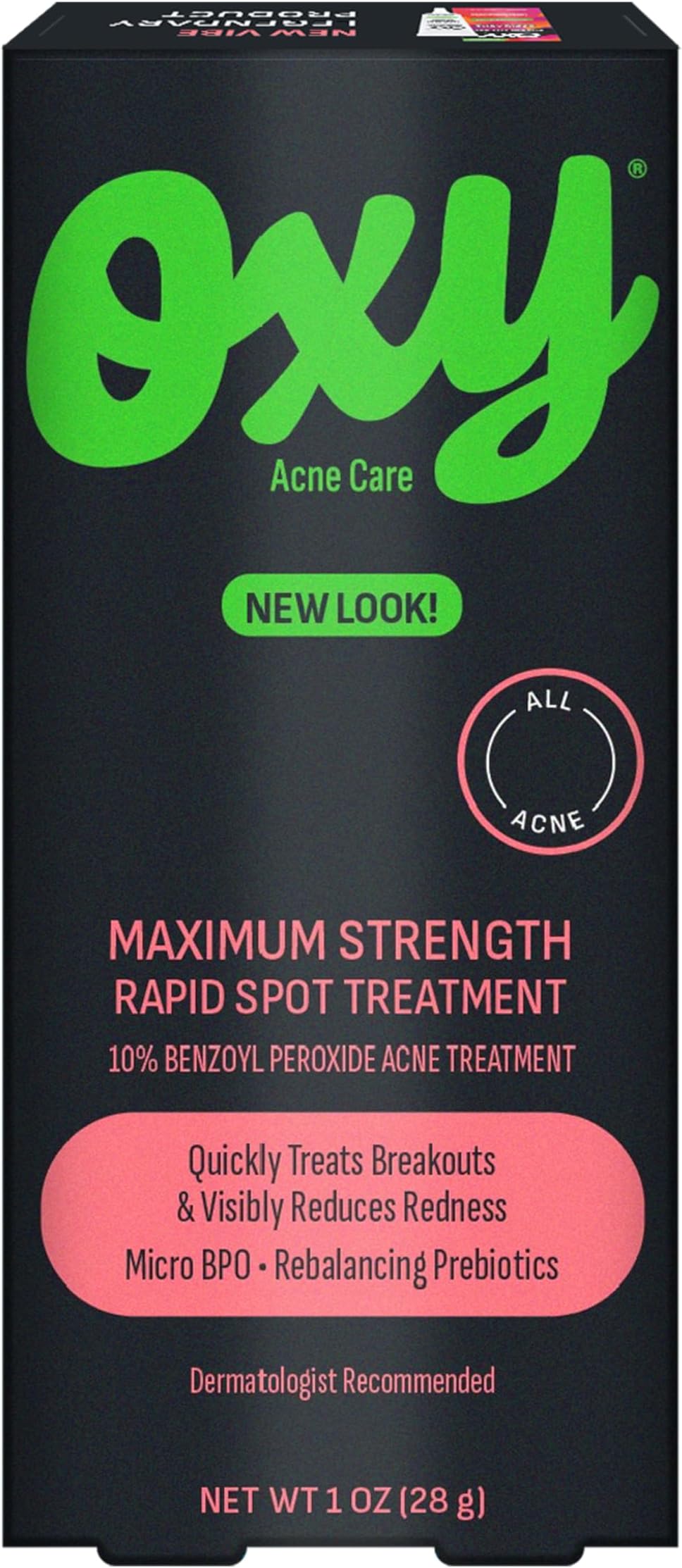 OXY Advanced Care Maximum Strength Rapid Spot Treatment with Prebiotics