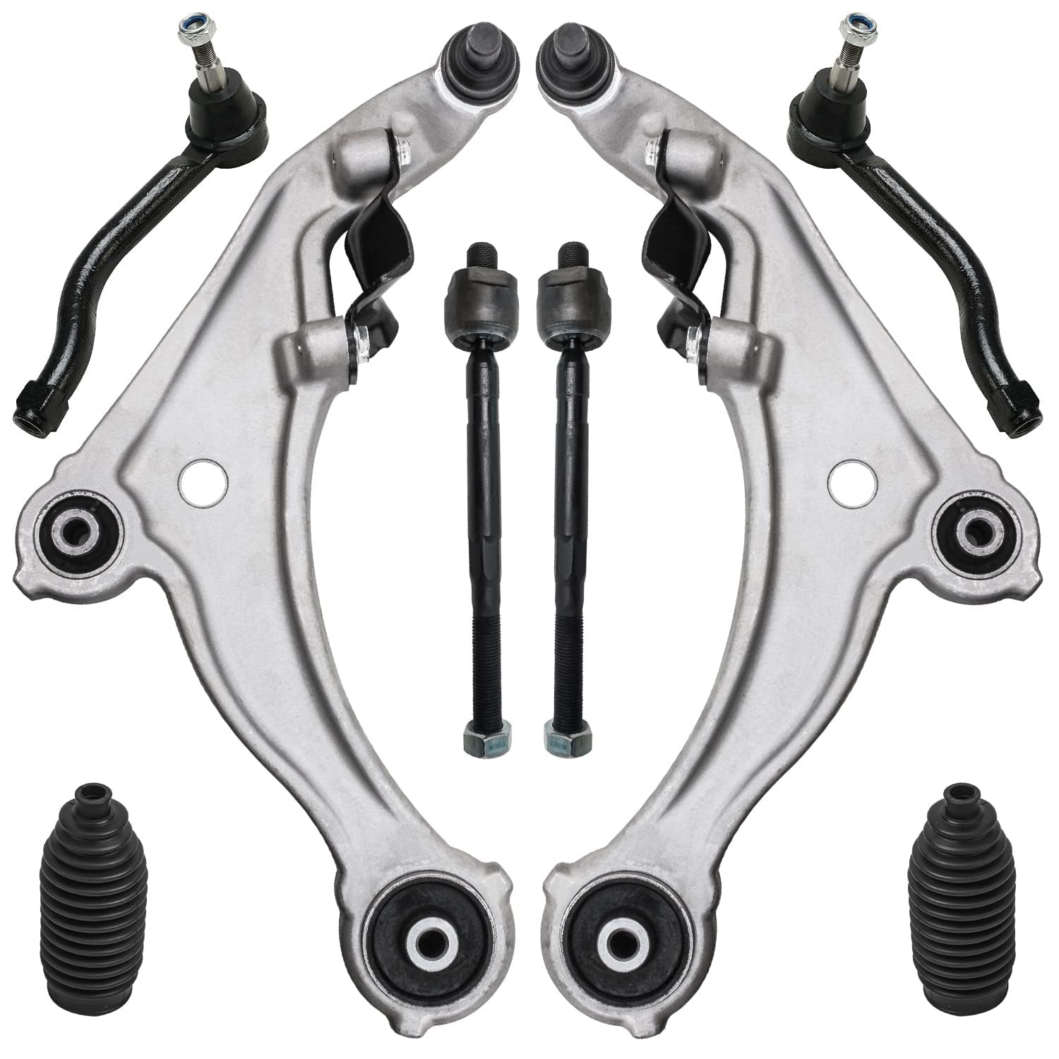 Detroit Axle - 8pc Front End Control Arms Kit for 09-14 Nissan Maxima, 2
