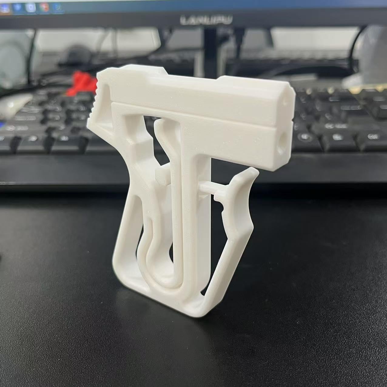 ZGHQHCDRH Toothpick Launcher 3D Printing Toy Gift (Pack of 3) Green+White+Yellow(Green + yellow + white)