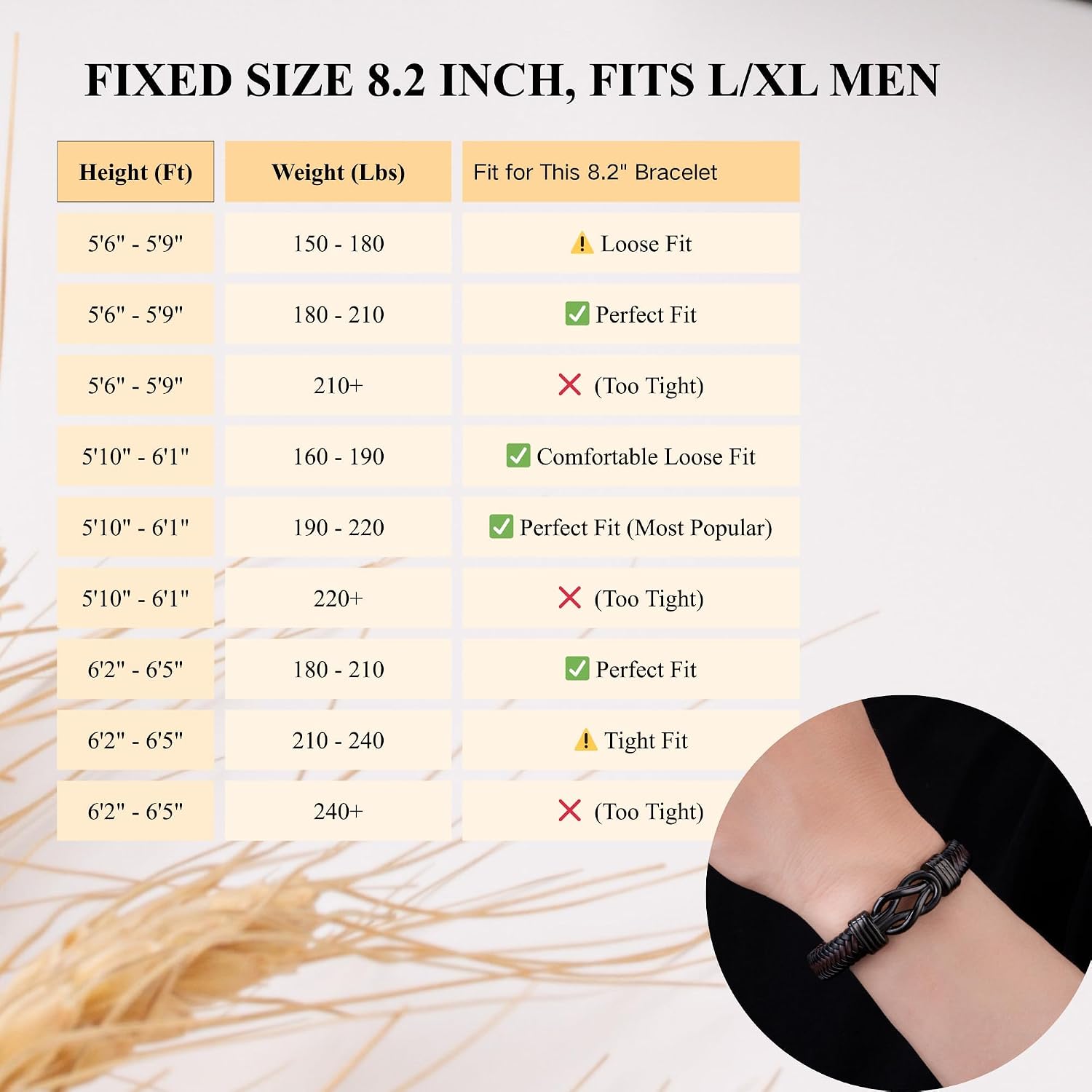 XIANNVXI Men Bracelets Gift for Son Dad Man Husband Stepdad Infinity Bracelet for Men Brown Braided Leather Engraved with Love Men Jewelry Gifts 8.2''