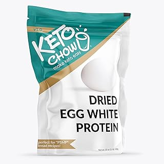 Keto Chow Egg White Protein | Keto Meal Replacement Shake Powder | Nutritionally Complete Keto Food | Low Carb Keto Meals...