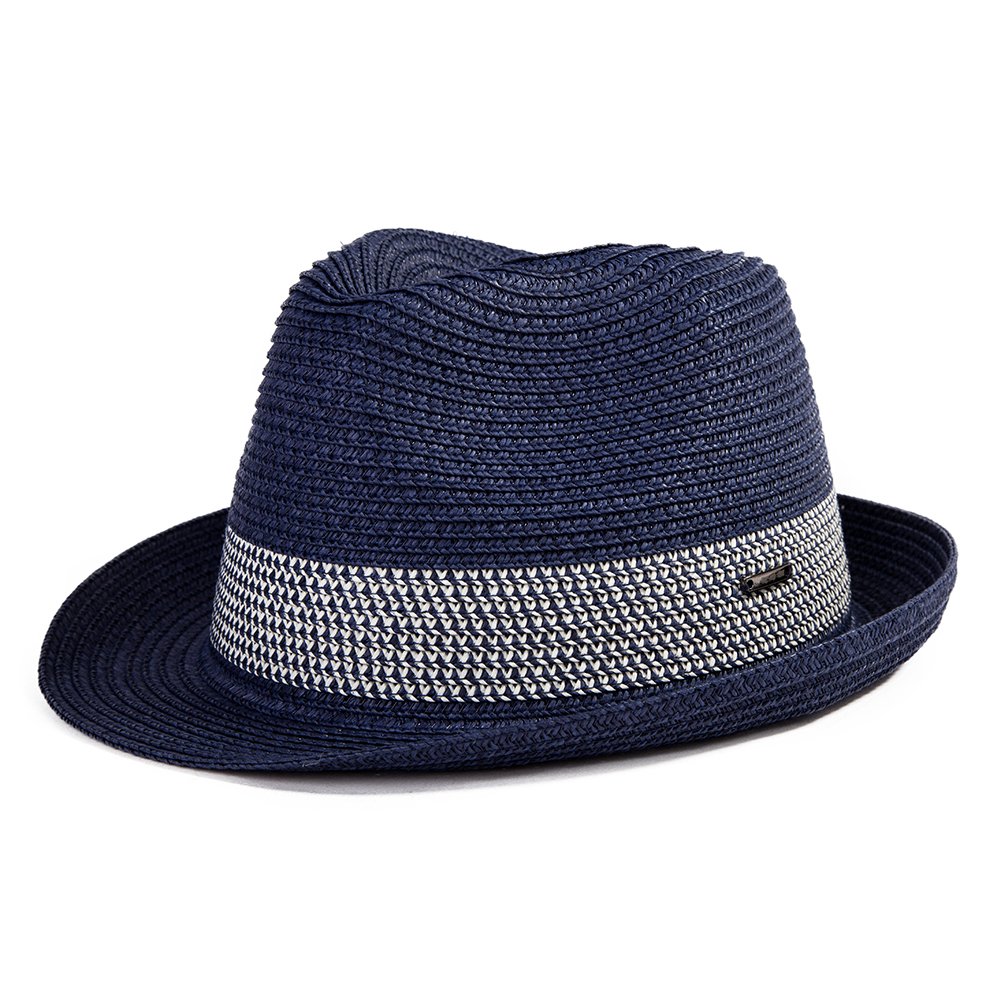 Comhats Paja Unisex Dom Sombrero Hombres Empacables Mujeres Fedora Trilby Panamá Verano Ala Corta Moda