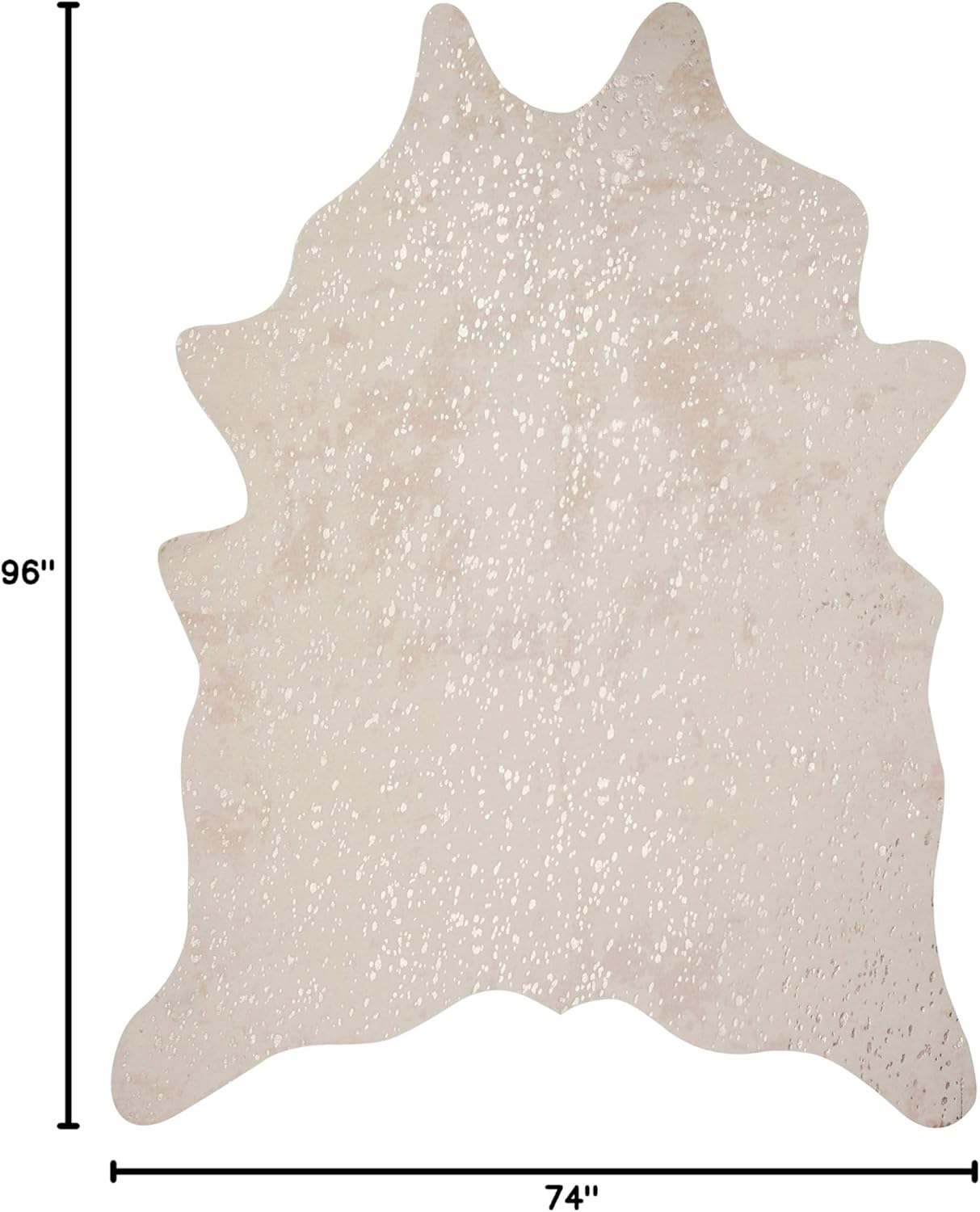 Loloi Bryce Collection BZ-08 Ivory/Champagne 6'-2" x 8' Area Rug