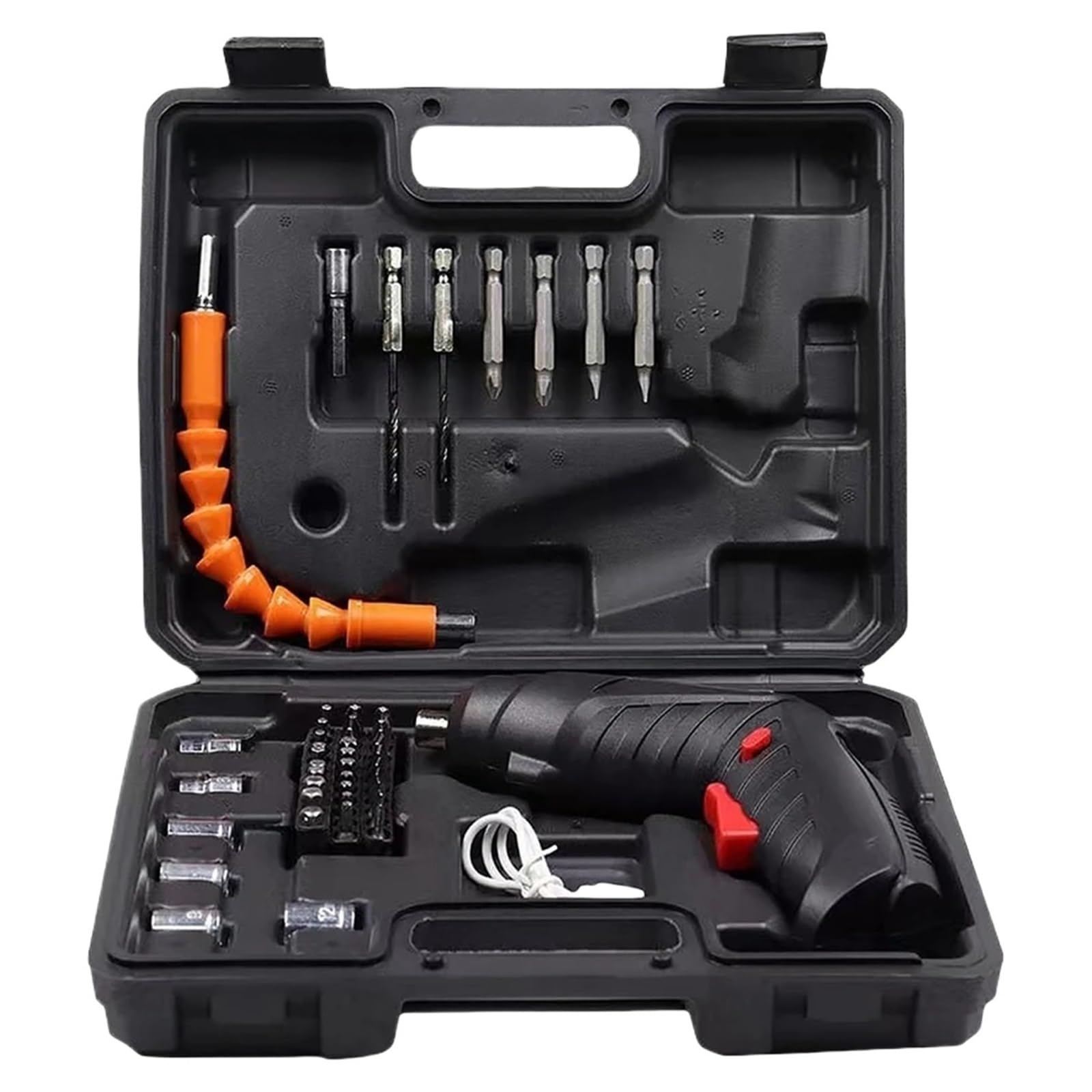 Amrttwy One Color Electric Screwdriver, Electric Screwdriver Tool 3.6V Household With Led Light Cordless Utility Drill Hand Drills