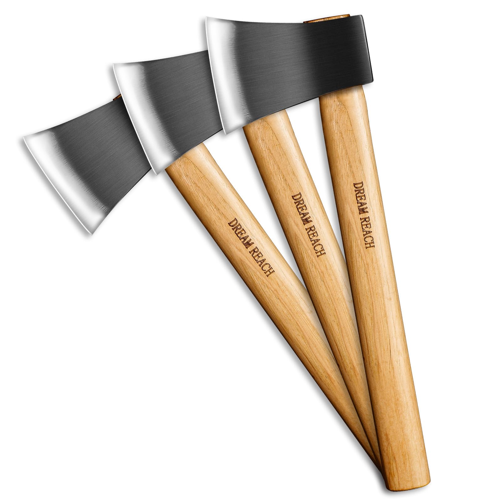 Dream Reach Beil Axt Set - Doppelaxt für Survival, Camping, Outdoor, Wikinger - Handbeil für Bushcraft, Wald, Garten - Männer Geschenke