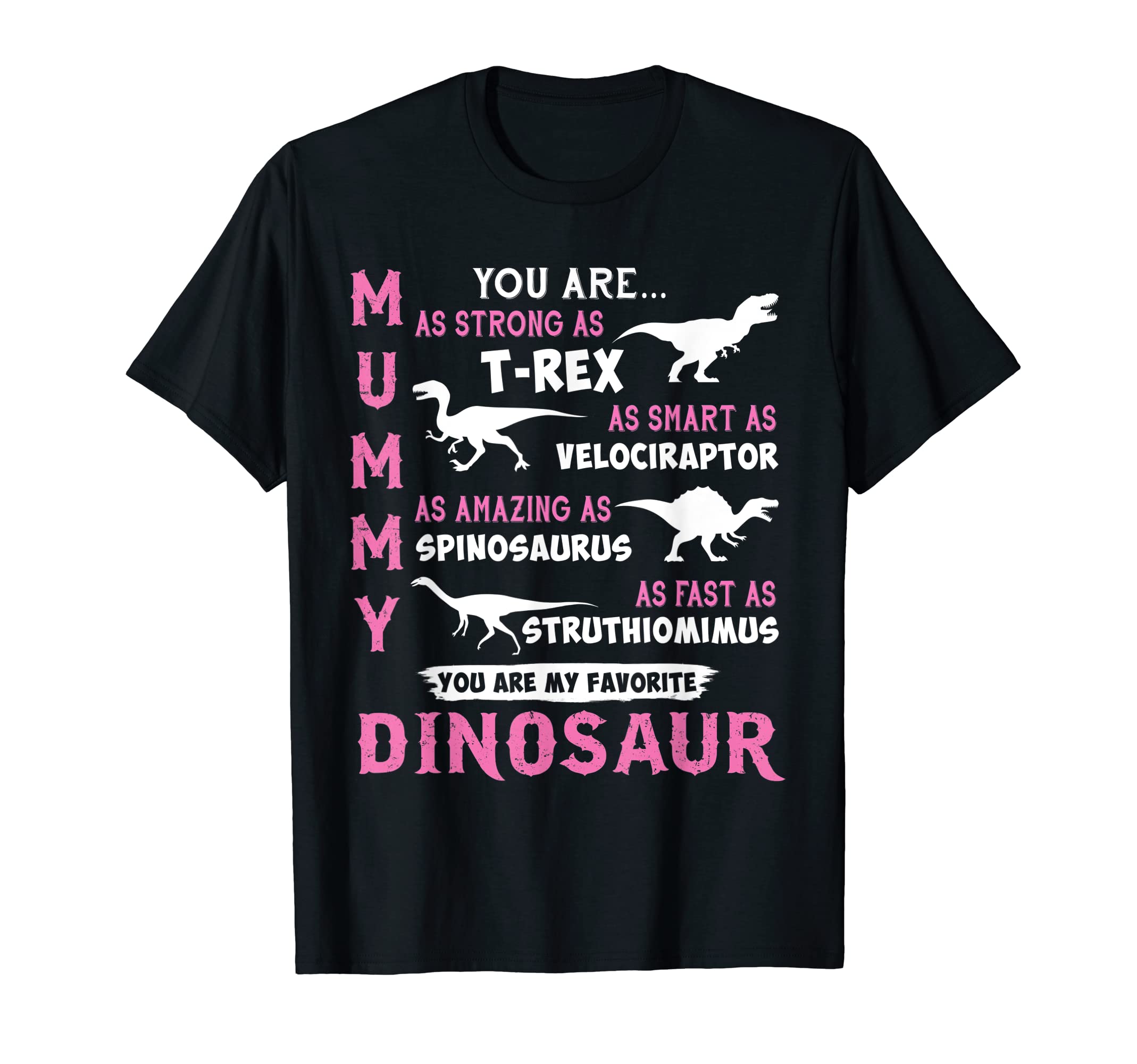 Mummy You Are As Strong As T Rex TeesMummy Strong Trex Dinosaur Mum Son Daughter Mother's Day T-ShirtOEKO-TEX STANDARD 100