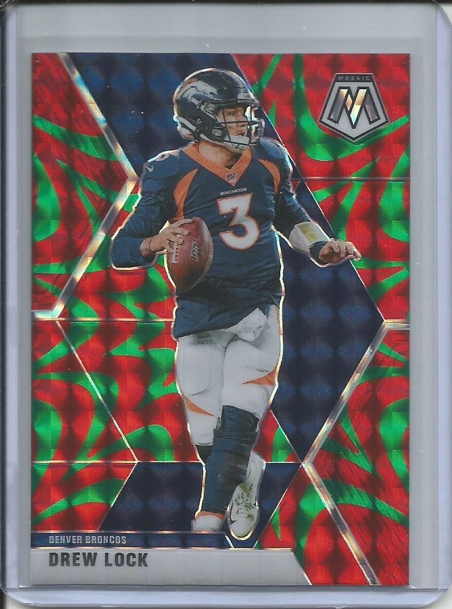 Drew Lock 2019-20 Panini Mosaic Reactive Prizm Broncos - Football Cards