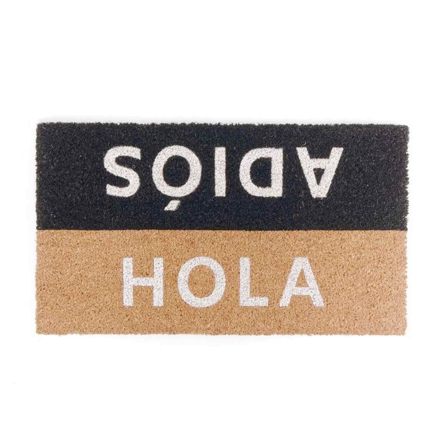 DAMDAM GO Felpudo Fibra de Coco 70x40cm Antideslizantes - Alfombras Originales para la Entrada a Casa, Pasillos, Puertas de Exterior