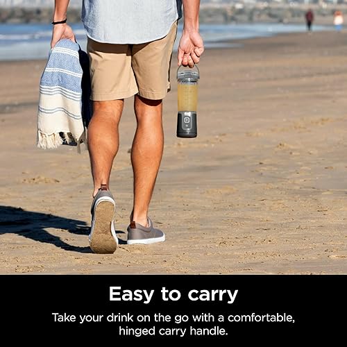 Miniatura 2 de Ninja Blast - Licuadora portátil personal de 16 onzas con tapa a prueba de fugas y boquilla fácil de beber, perfecta para batidos, inalámbrica,