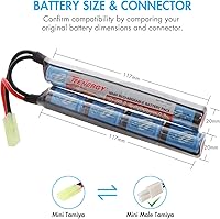 Vista 3 de Tenergy Combo 9.6V 1600mAh Butterfly Mini NiMH Battery Pack + 8.4V-9.6V NiMH Smart Charger
