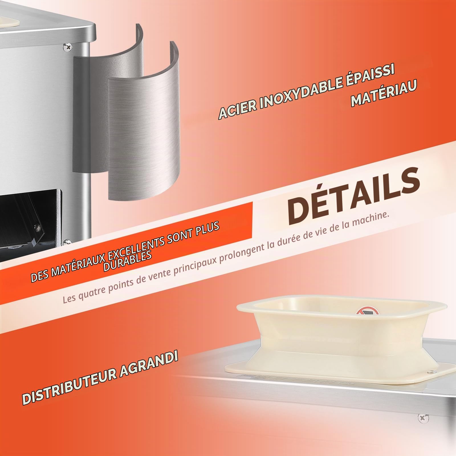 NEWTRY Trancheuse à viande commerciale 10mm 160kg/h pour Gastro | Acier inoxydable, moteur puissant, facile à nettoyer, haute efficacité, durable, polyvalent pour restaurants, traiteurs