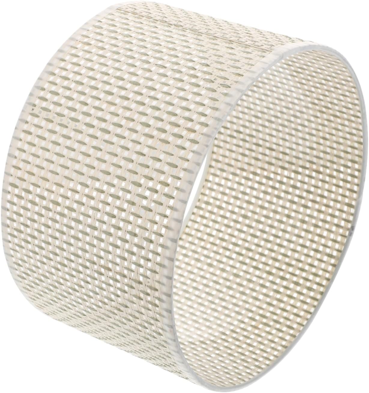 jojofuny 1pc Modern Rustic Woven Lamp Shade Beige Imitation Rattan Table Lamp Cover for Home and Shop Stylish Light Shade Accessory