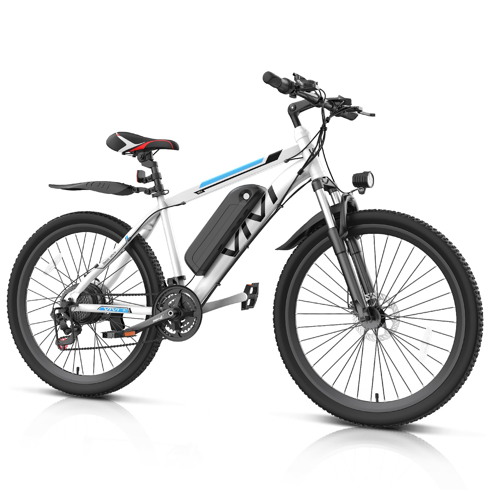 Vivi Electric Bike for Adults, Peak 1000W Ebike 26" Electric Mountain Bike, 22MPH Adult Electric Bicycles Commuter Ebike with 48V Battery, Up to 50