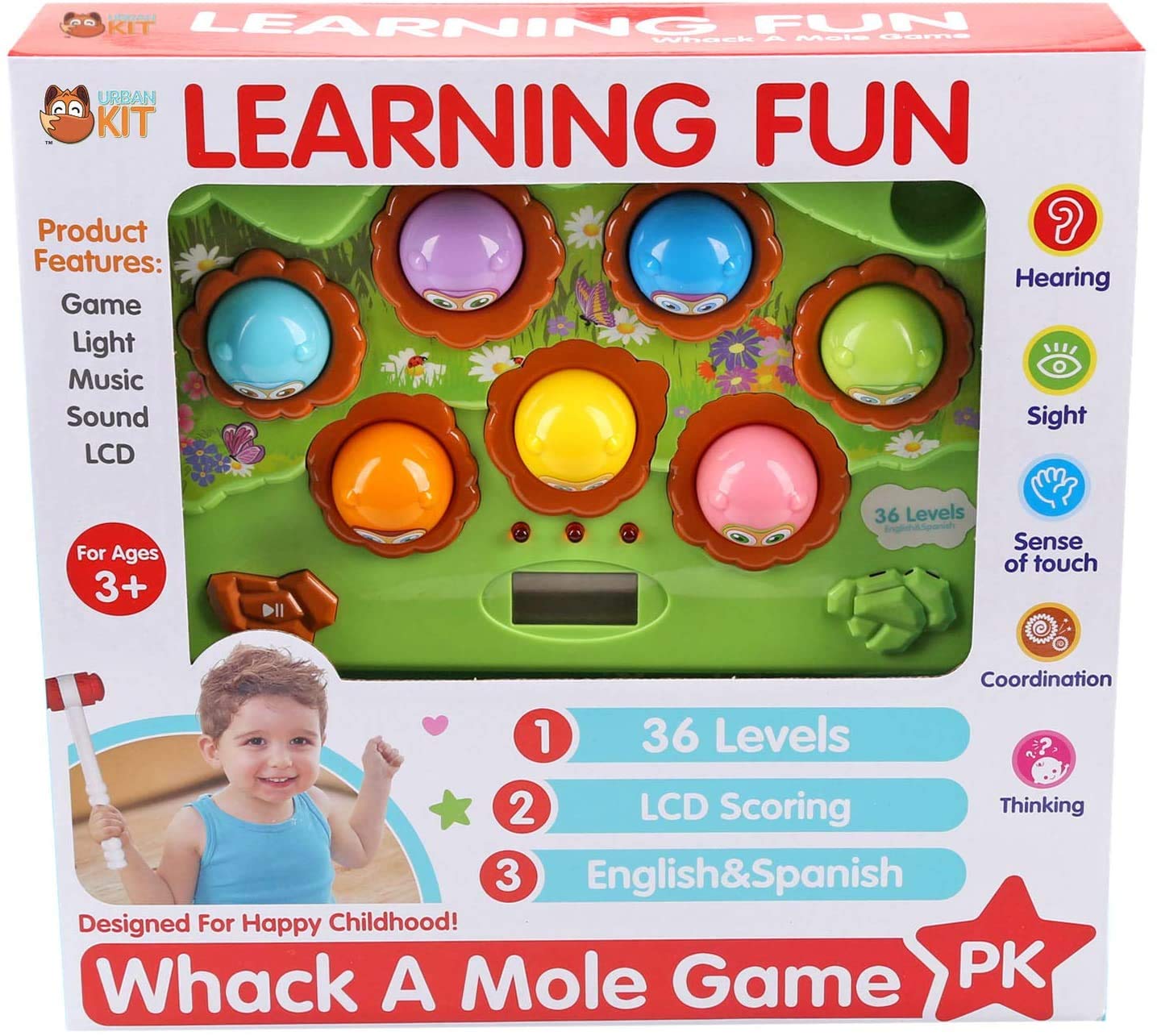 Giocattoli per Bambini Montessori, Giocattolo Abilità Motorie, Giochi di Martellamento Educativi Gioco Interattivo, Divertente Regalo per 3 4 5 6 7 Anni Ragazzo Ragazza Bambina Bambino