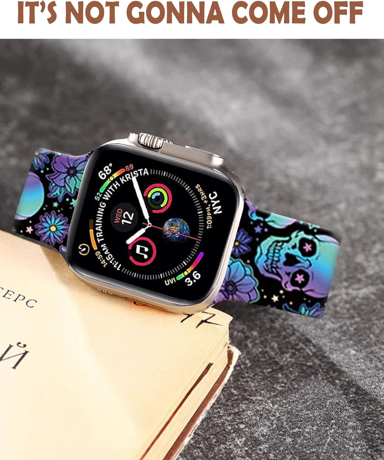 Sport Watch Bands Compatible with Apple Watch Band 38mm 40mm 41mm for Women Men, Adjustable Soft Silicone Replacement Smartwatch Wristband for iWatch Series 7 6 5 4 3 2 1 SE - Image 6