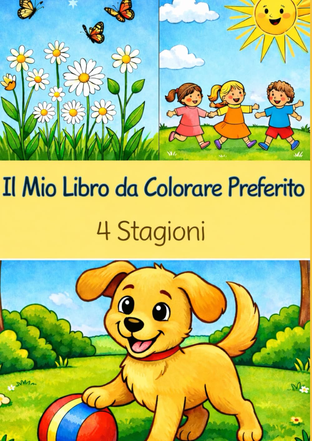 Il mio libro da colorare preferito: Le 4 stagioni