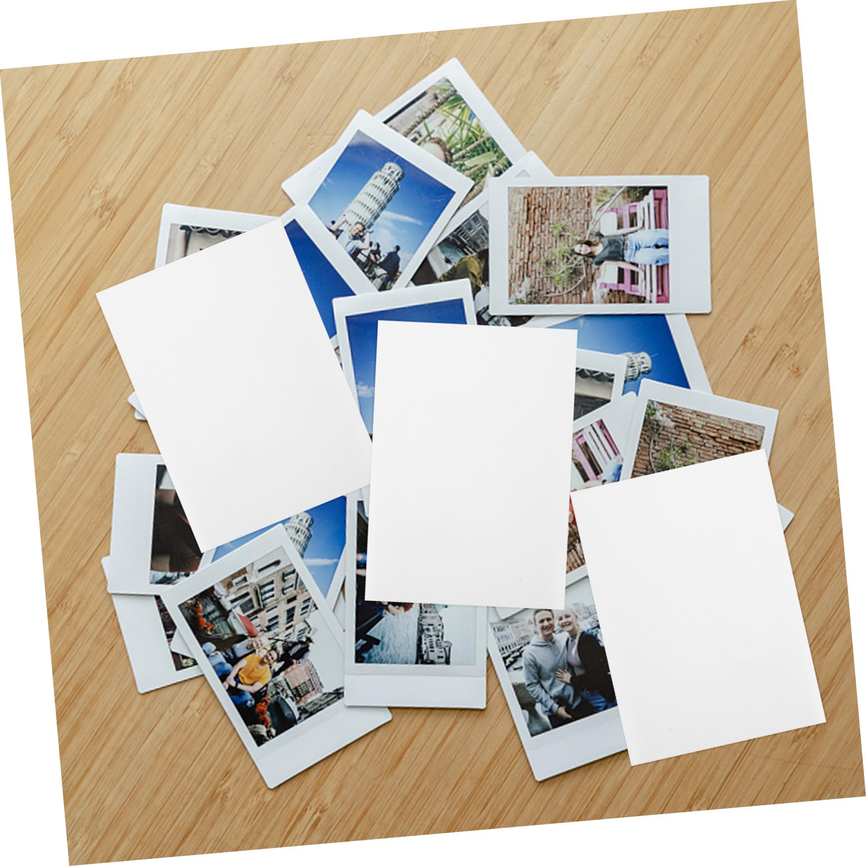 MAGICLULU Carta Fotografica Autoadesiva Bianca Formato 100 Fogli Alta Brillantezza per Stampanti Fotografiche e Uso Quotidiano in Album Fotografici