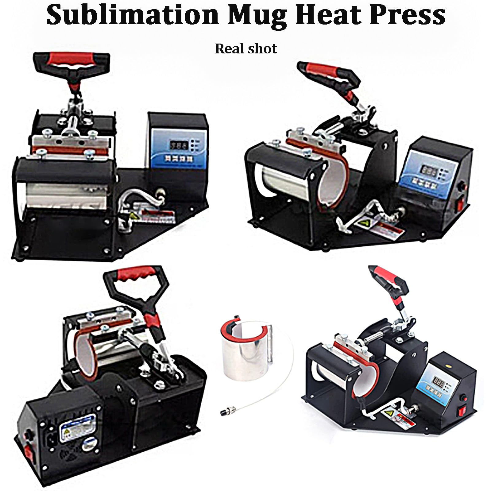 Prensa TéRmica 2 En 1 Para Vasos, Prensa TéRmica, Para ImpresióN Por Transferencia TéRmica En Tazas De 11 Oz, Con Control Digital, ImpresióN Por SublimacióN Para Tazas