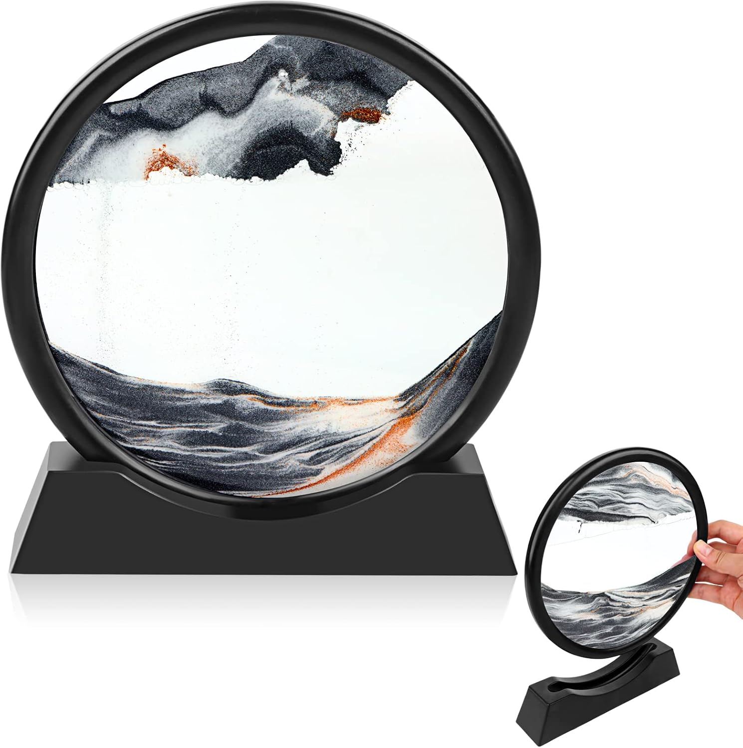 Flowing Sand Painting,3D Natural Landscape Dynamic Art Sand Painting