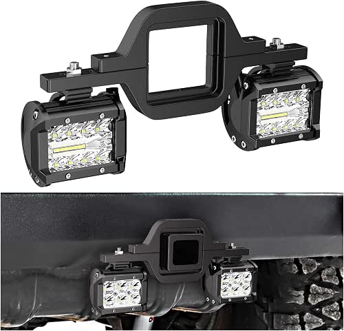 Nilight 2 Pcs 4 Inch 60W Led Pods with 2