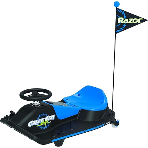 Razor Crazy Cart Shift for Kids Ages 6+ (Low) 8+ (High) - 12V Electric Drifting Go Kart - High/Low Speed Switch and Simplified Drifting System, for Riders up to 120 lbs