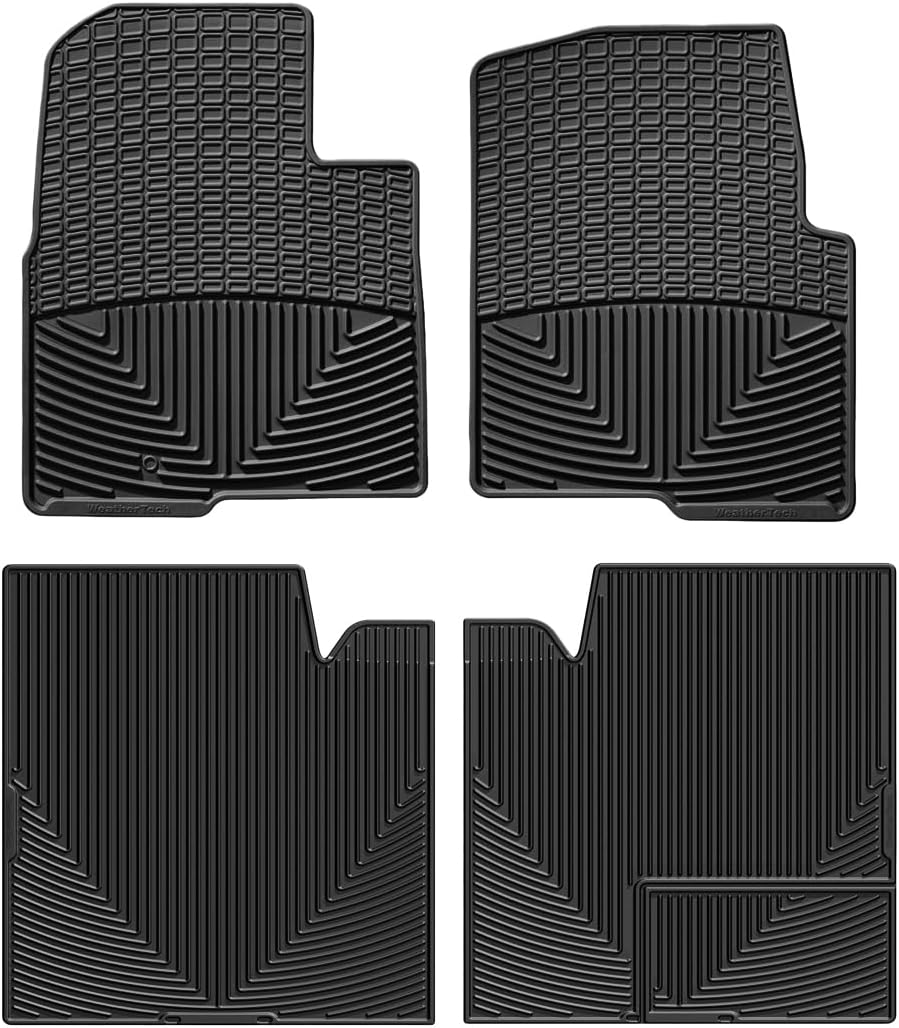 WeatherTech All-Weather Floor Mats for Ford F-150-1st & 2nd Row (W137-W274), Black