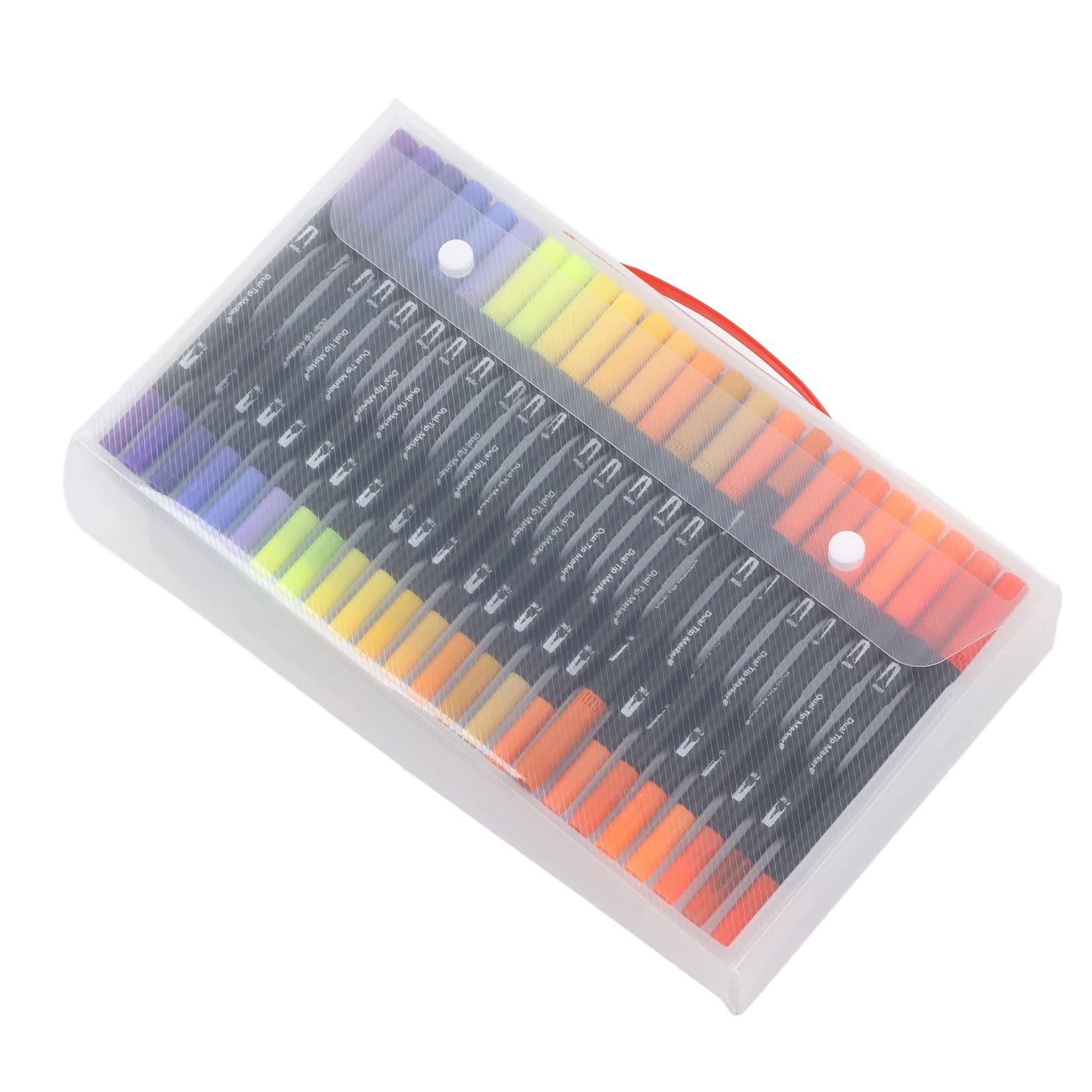 Set di pennarelli a doppia punta, 120 colori lavabili, pennarelli da colorare a doppia punta con punta fine e larga, inchiostro solubile per disegnare, prendere appunti, ideale per studenti