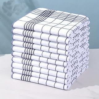 5 Pieces Kitchen Dish Cloths Dish Towels Washable Cleaning Cloth for Washing Dishes Wipe Glass Home Kitchen Household Supplies, 26.62 x 15.75 Inch-Black