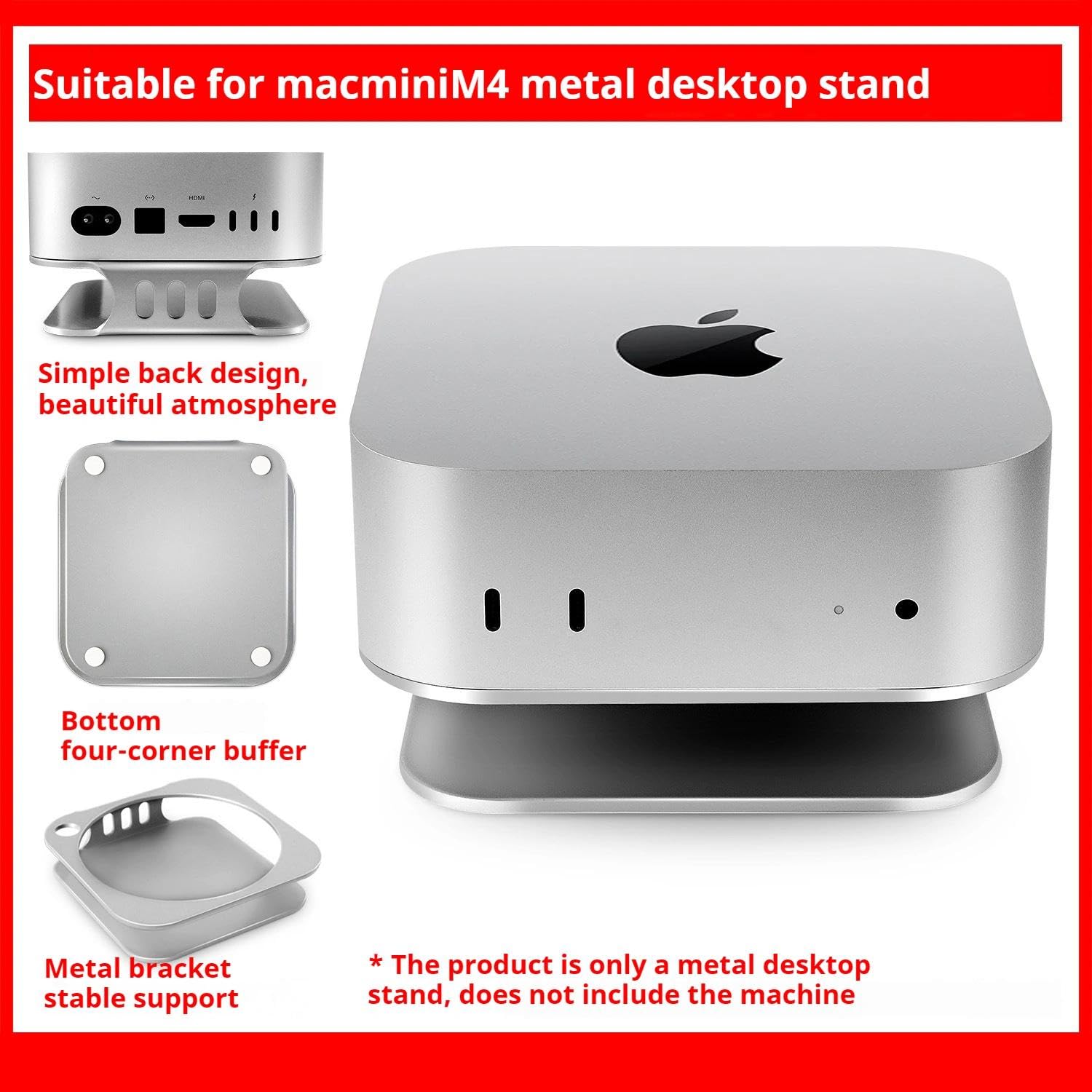 Amazon.co.jp: Rixavleo Mac Mini M4 デスクトップドックスタンド
