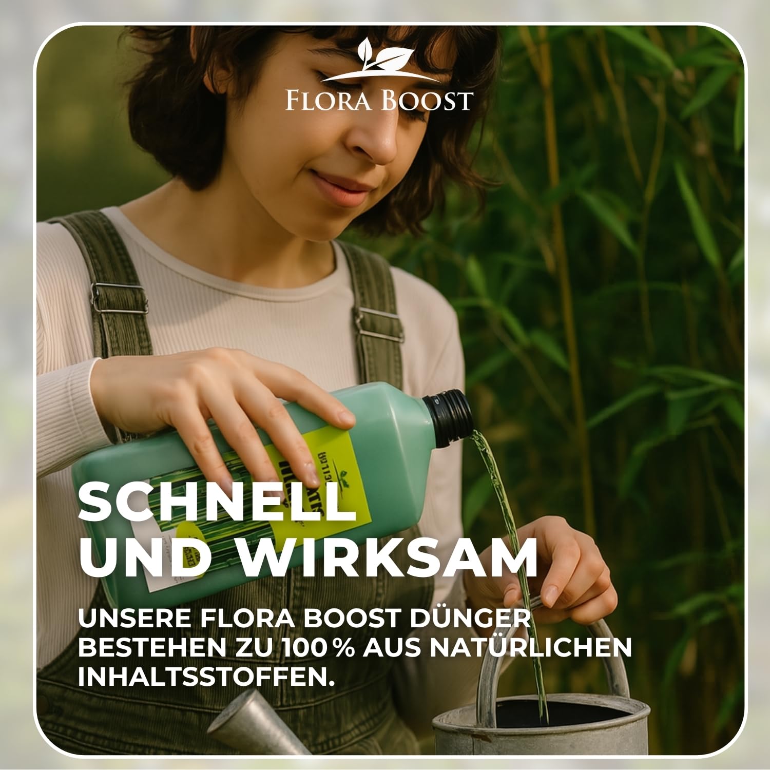 Flora Boost Bambus Dünger 5L, Flüssigdünger, Für bis zu 1000L Gießwasser