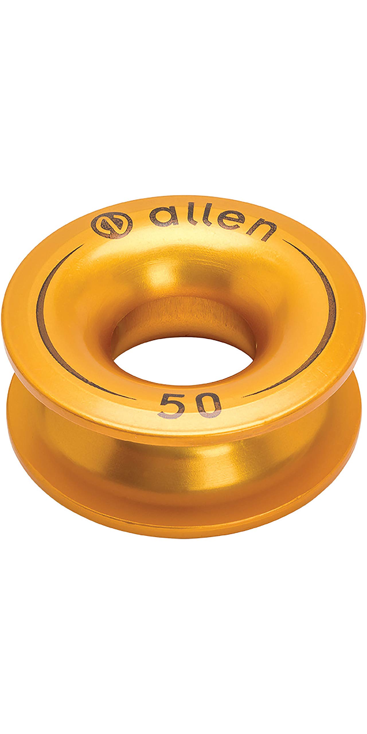 Allen Brothers Yacht Sailing Dinghy & Boat - Aluminium Thimble Gold - Thimble Size - 20mm x 8mm