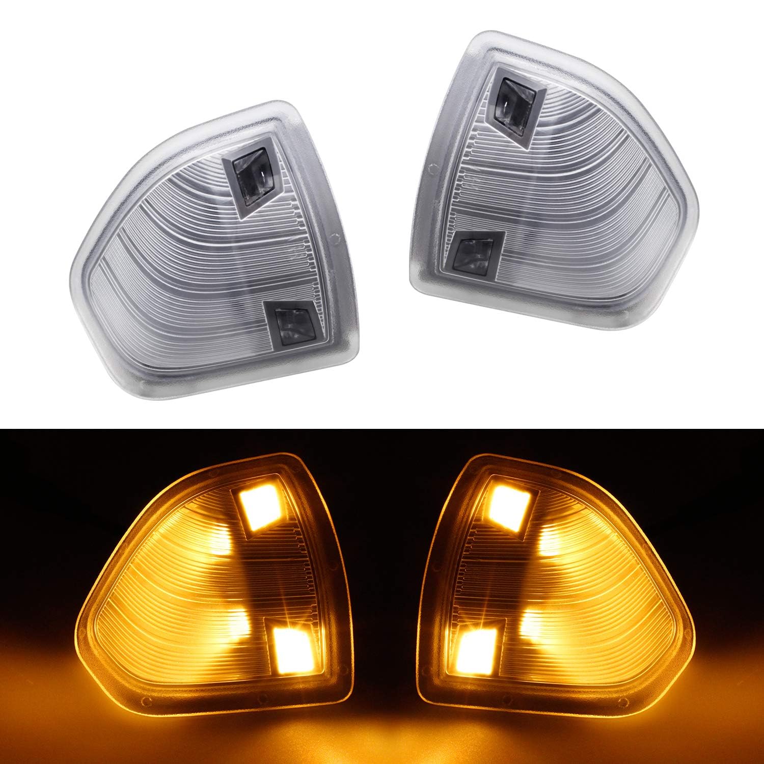 Amazon.com: HERCOO LED Side Mirror Turn Signal Light Left and