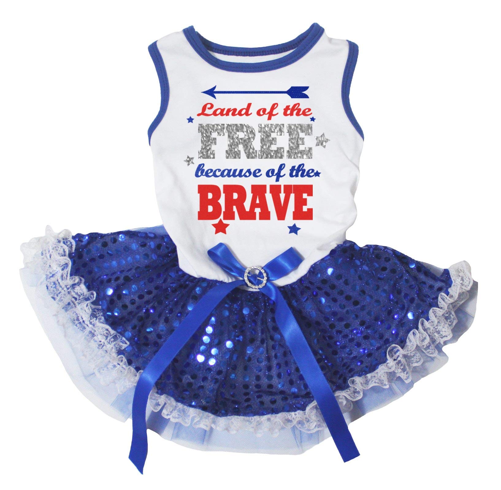 Robe tutu pour chiot pour les fêtes estivales et pique-niques
