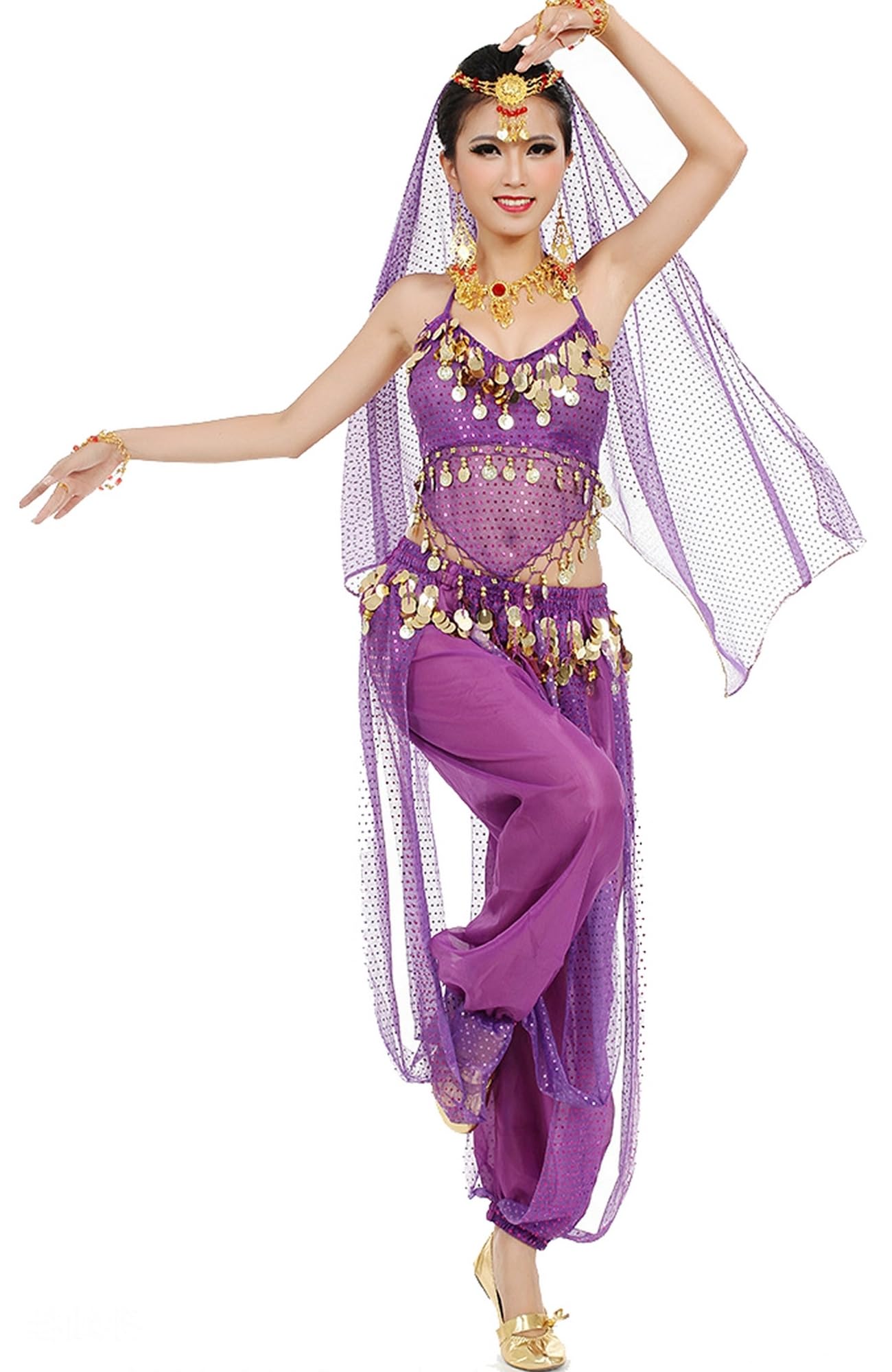 Astage Femme Sportswear Danse Wears Halter Top Harem Pantalon Sarouel Vêtements