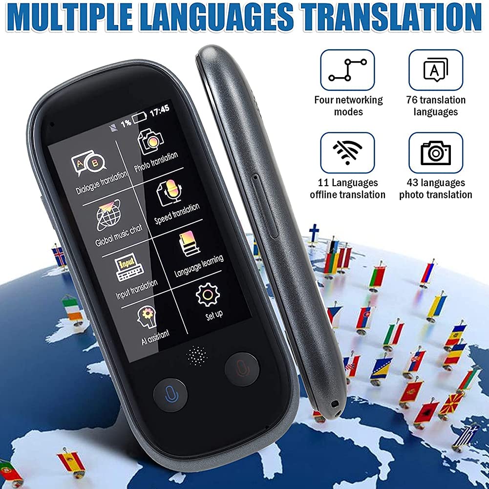 多言語対応 翻訳機 本体 3インチタッチパネル Amazon.co.jp: 言語翻訳デバイス、3.0インチのタッチスクリーンを備え