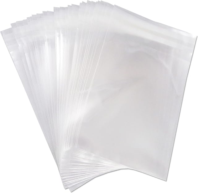 Cellophane Bags Self Seal 167mmx230mm - Clear Cello for C5 / A5 Cards with Envelopes (50 Bags)