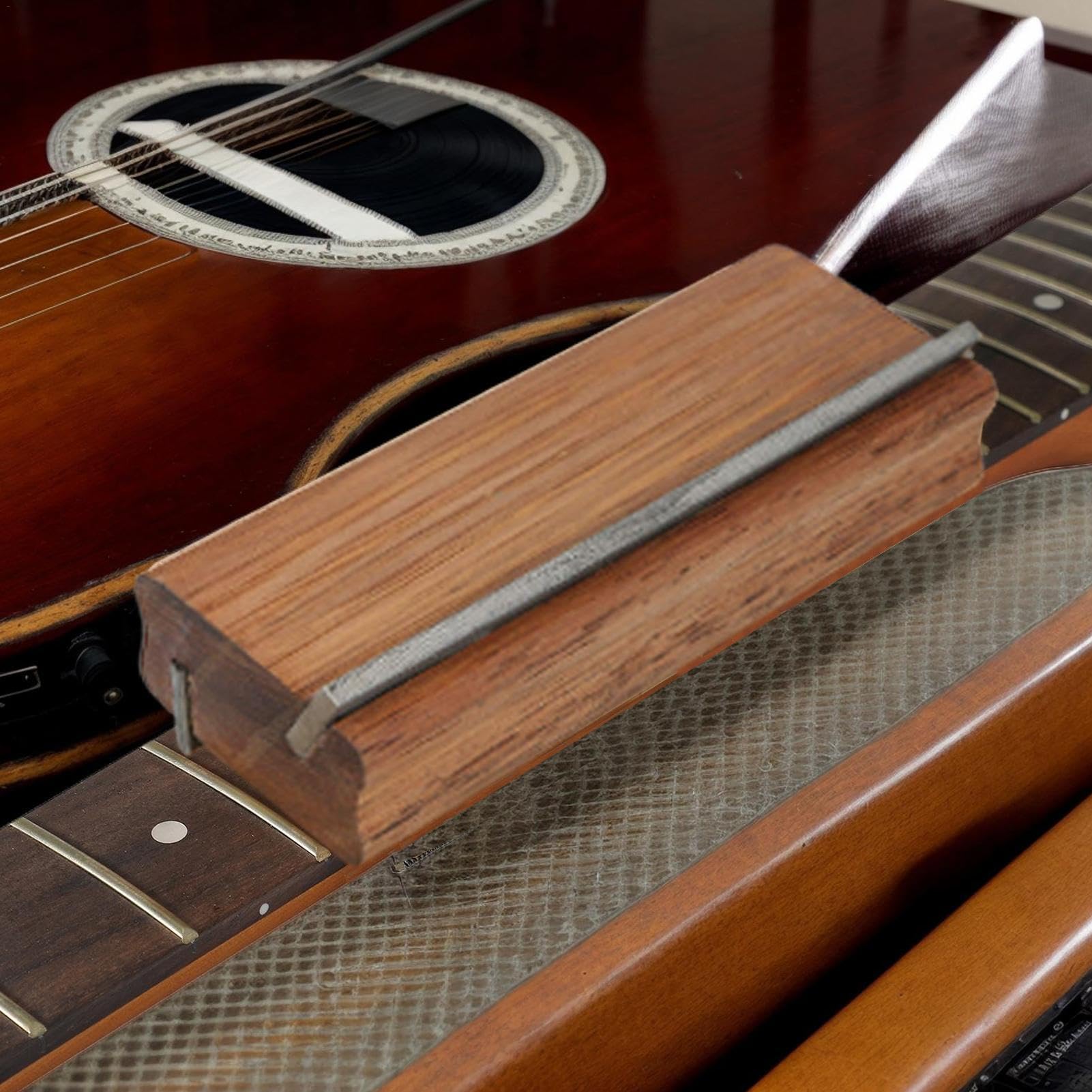 Lima per coronatura di tasti per chitarra, Lima per coronatura di tasti per chitarra, Medicazione per tasti per chitarra basso da 45 gradi e 90 gradi, Strumenti di liuteria per arrotondare la chitarra