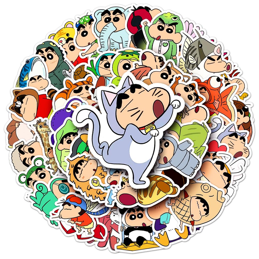 Amazon | クレヨンしんちゃん ステッカー 可愛い漫画 ステッカー