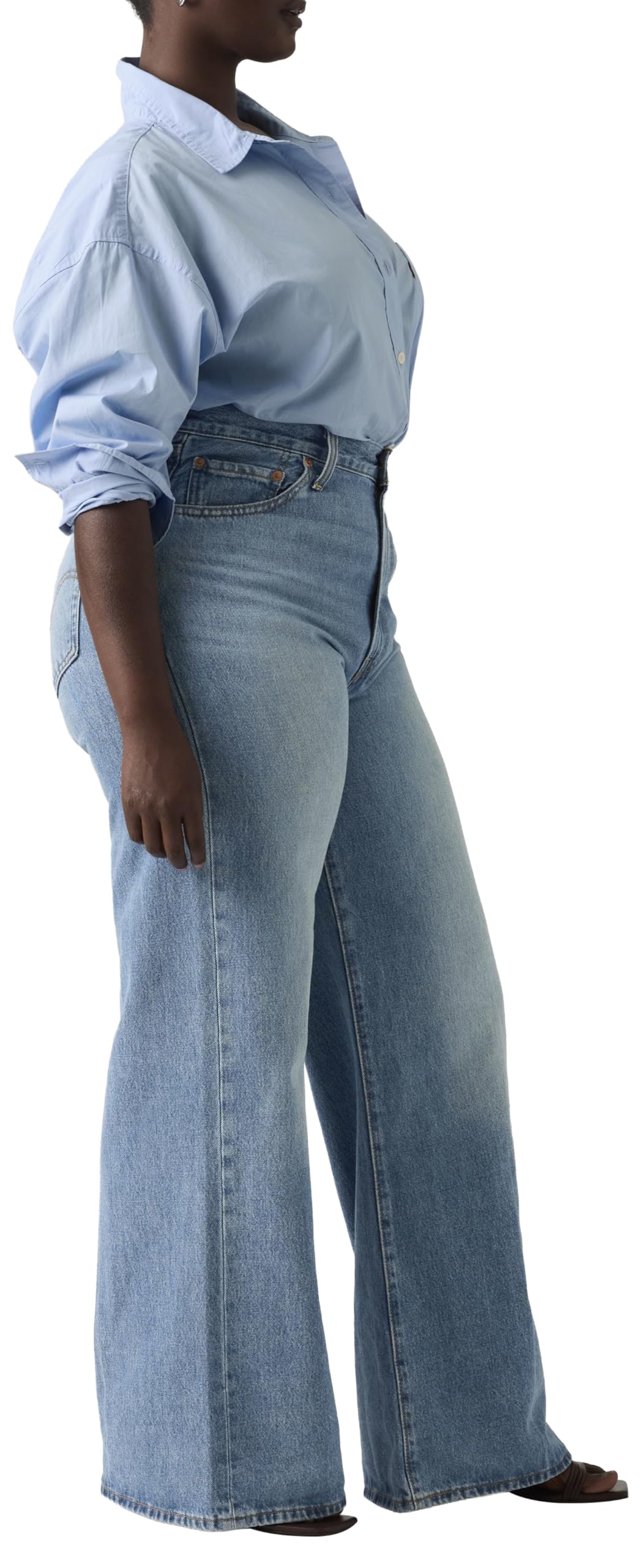 Levi'S Ribcage Wide Leg Vaqueros Mujer