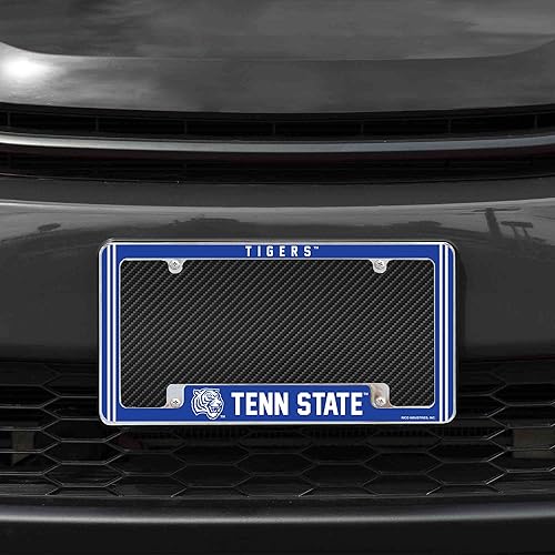 Miniatura 234 de Rico Industries NCAA Classic 12" x 6" Chrome All Over Automotive License Plate Frame for Car/Truck/SUV